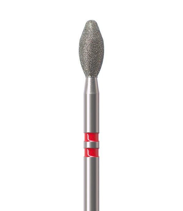 Diamond instrument for preparing zirconia, Bud