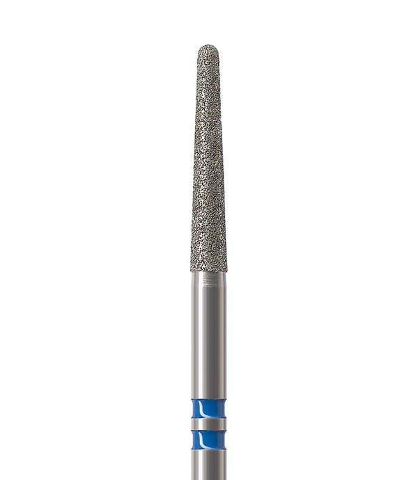 Diamond instrument for preparing zirconia, Taper